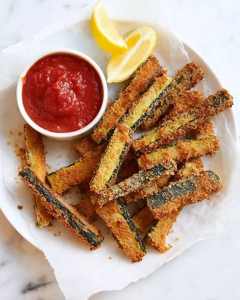 Baked Zucchini Sticks Recipe