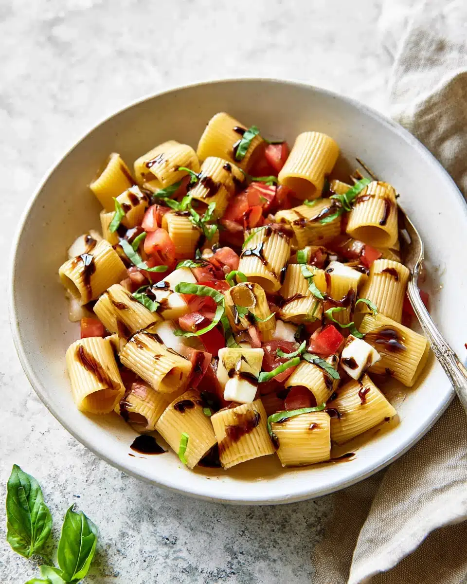 Bruschetta Pasta Salad Recipe