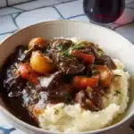 Red Wine Beef Stew with Potatoes and Carrots Recipe