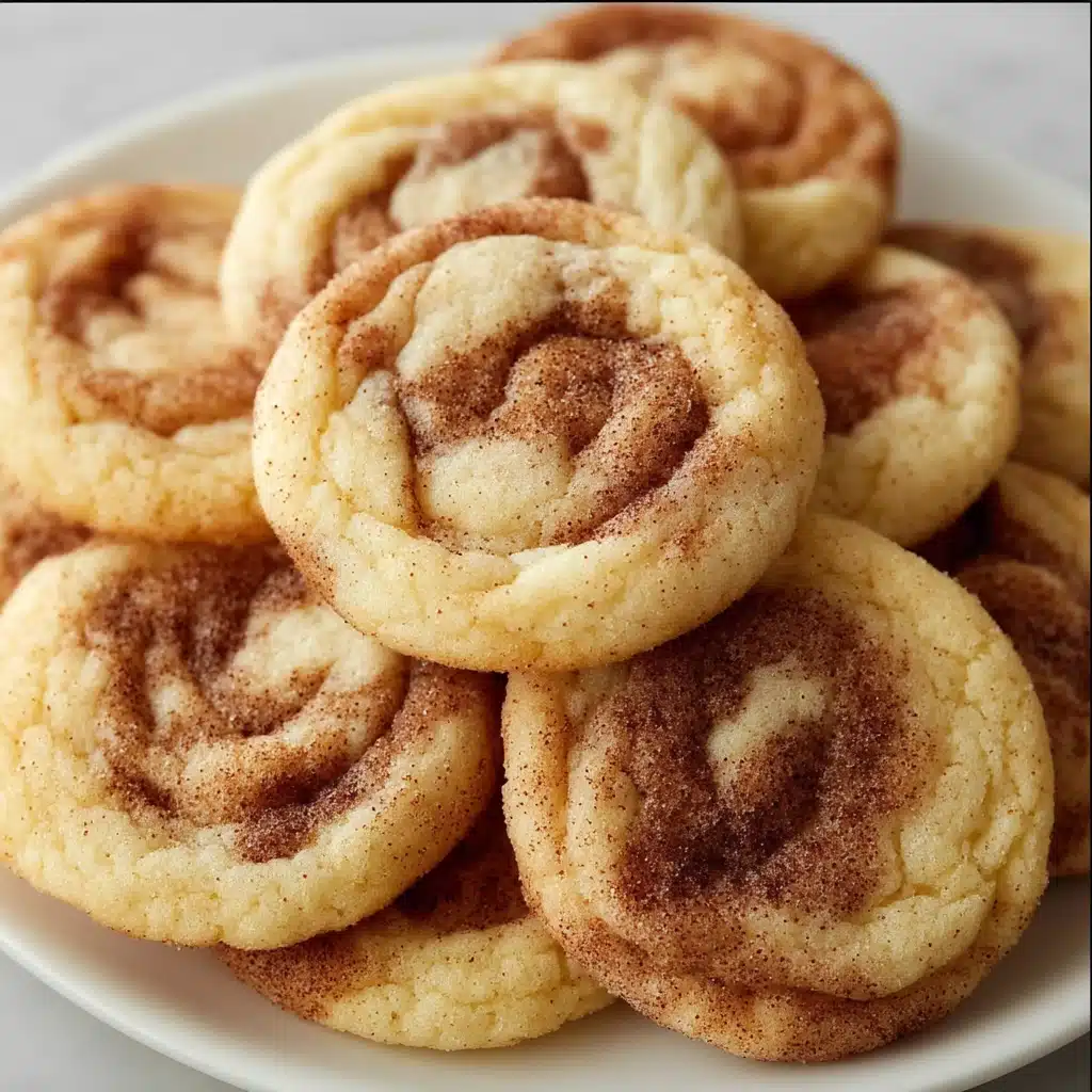Soft and Chewy Cinnamon Roll Sugar Cookies Recipe - Recipe Image