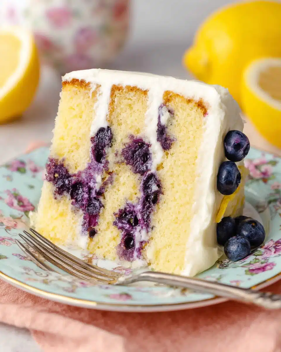 Lemon Blueberry Cake Recipe