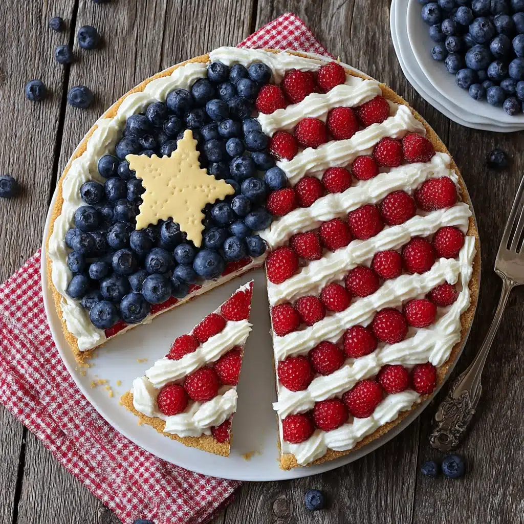 Easy American Flag Fruit Pizza Recipe - Recipe Image