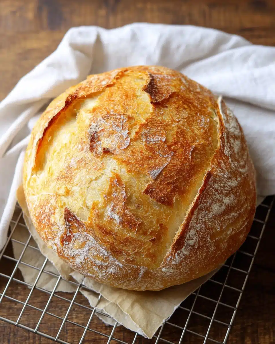 Four Ingredient Artisan Bread Recipe