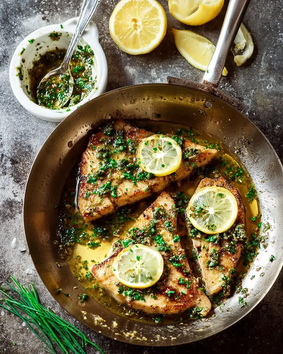 Lemon Garlic Swordfish Recipe