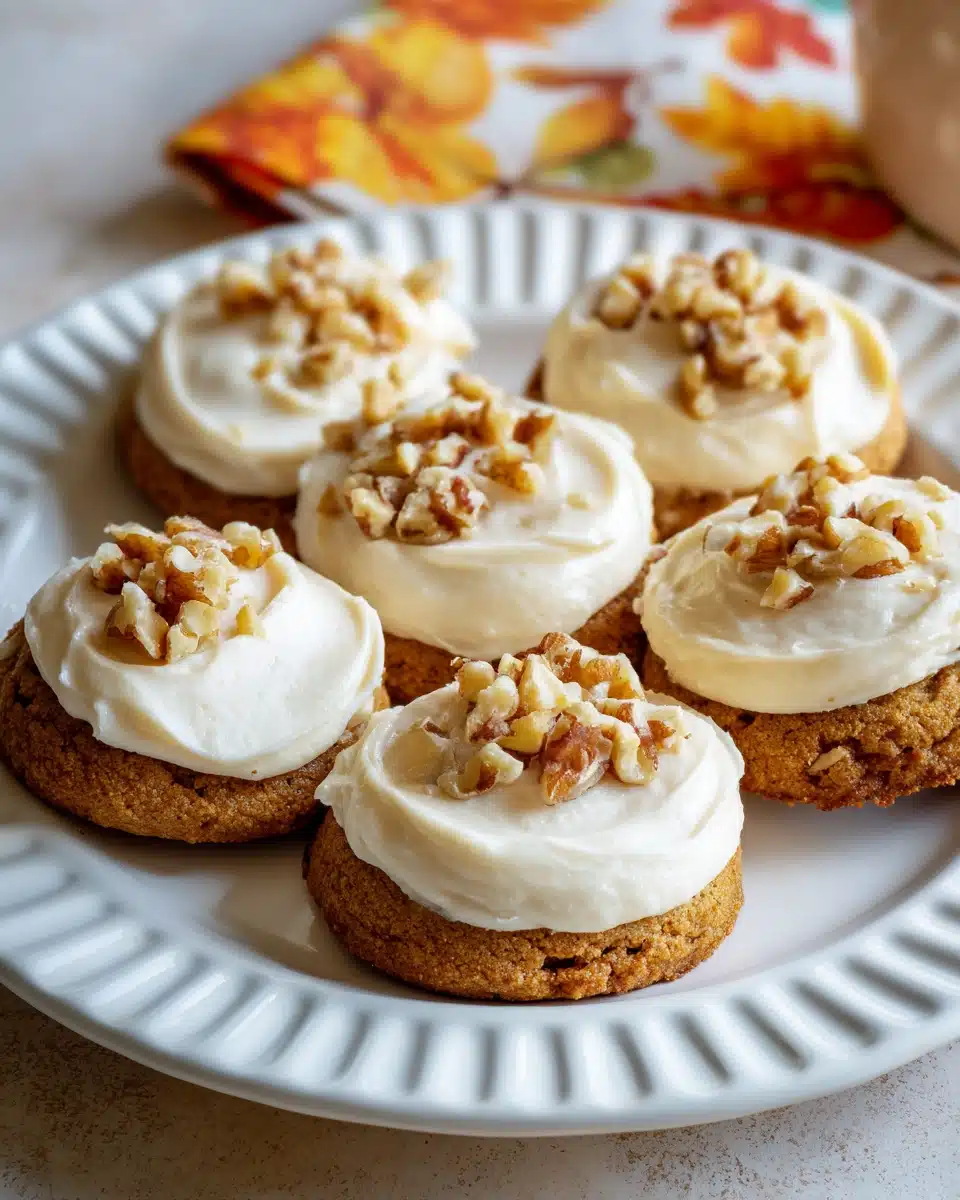 Pumpkin Cookies with Cream Cheese Frosting Recipe