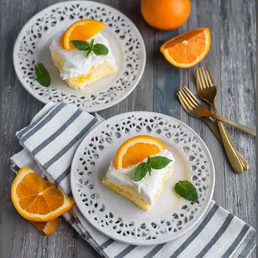 Mandarin Orange Cake Recipe - Recipe Image