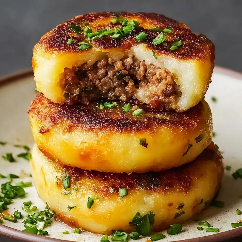 Quick & Easy Stuffed Potato Cakes Recipe - Recipe Image