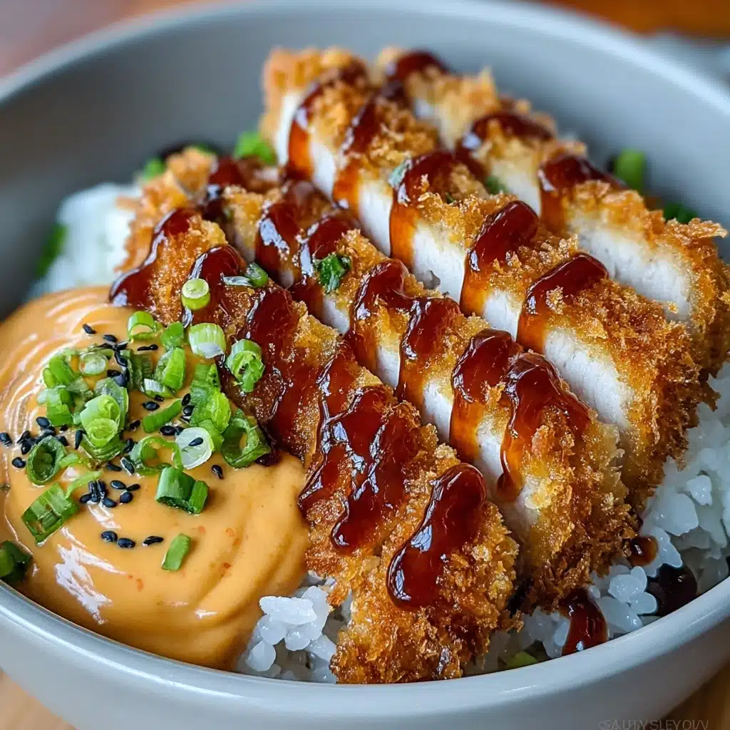 Japanese Katsu Bowls with Tonkatsu Sauce Recipe - Recipe Image