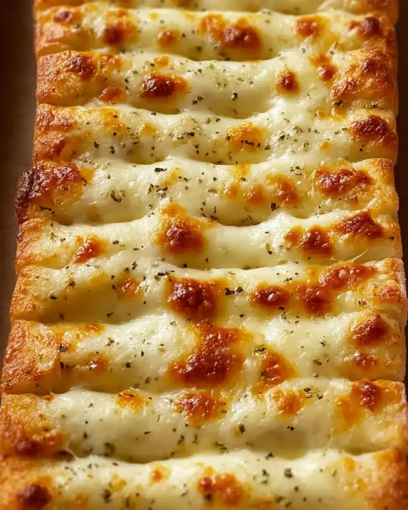 Homemade Cheesy Breadsticks Recipe