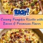 Pumpkin Risotto with Bacon & Parmesan Recipe