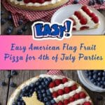 Easy American Flag Fruit Pizza Recipe
