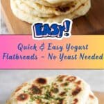 Quick and Easy Yoghurt Flatbreads Recipe