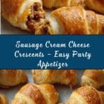 Sausage Cream Cheese Crescents Recipe