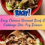 Chinese Ground Beef and Cabbage Stir-Fry Recipe