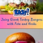 Greek Turkey Burger Recipe