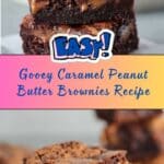Caramel Peanut Butter Brownies Recipe