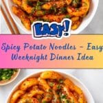 Spicy Potato Noodles Recipe