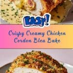 crispy creamy chicken cordon bleu Recipe