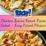 Chicken Bacon Ranch Pasta Salad Recipe