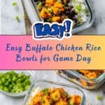 Buffalo Chicken Rice Bowls Recipe