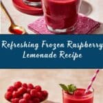 Frozen Raspberry Lemonade Recipe