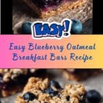 Blueberry Oatmeal Breakfast Bars [50 Minutes] Recipe