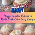Vanilla Cupcake Recipe with Oil Recipe