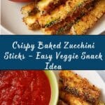 Baked Zucchini Sticks Recipe