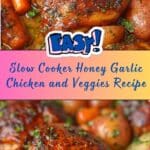 Slow Cooker Honey Garlic Chicken and Veggies Recipe