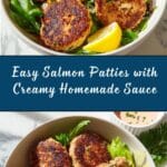 The Best Salmon Patties Recipe with a Homemade Sauce Recipe