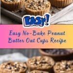 No-Bake Peanut Butter Oat Cups Recipe