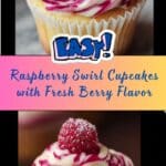 Raspberry Swirl Cupcakes Recipe