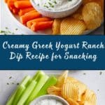 Greek Yogurt Ranch Dip Recipe