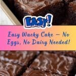 Wacky Cake Recipe