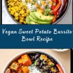 Vegan Sweet Potato Burrito Bowl Recipe