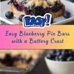 Easy Blueberry Pie Bars Recipe