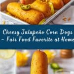 Cheesy Jalapeño Corn Dogs Recipe