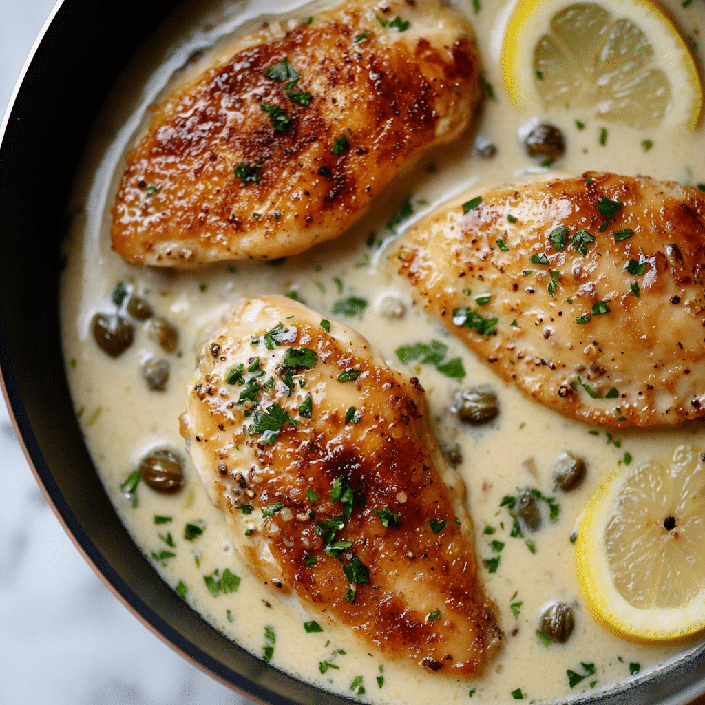 Creamy Lemon Chicken Piccata Recipe