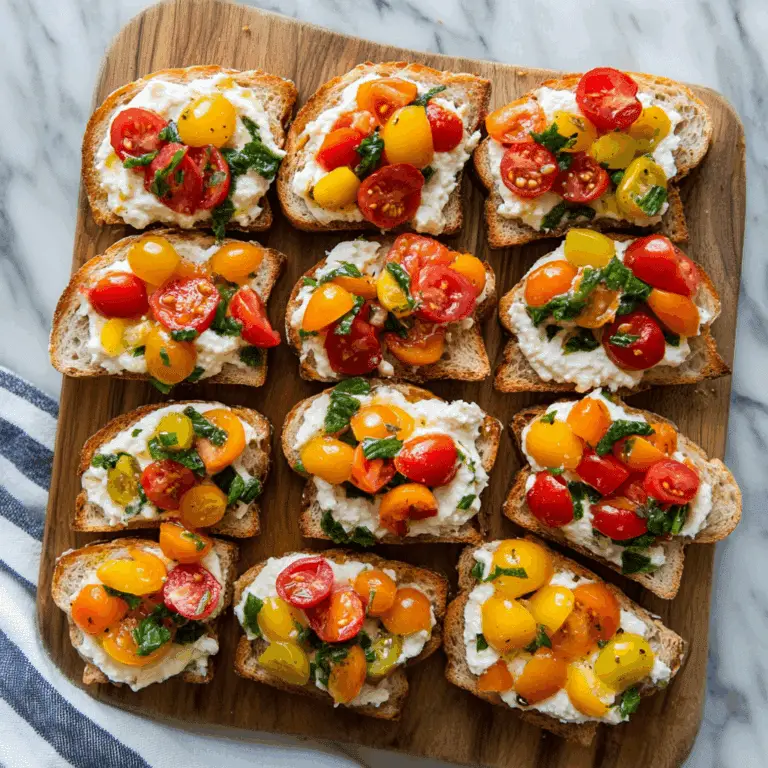 Whipped Ricotta Crostini Recipe