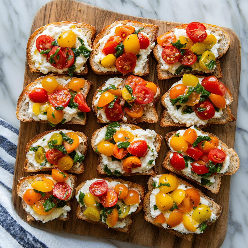 Whipped Ricotta Crostini Recipe