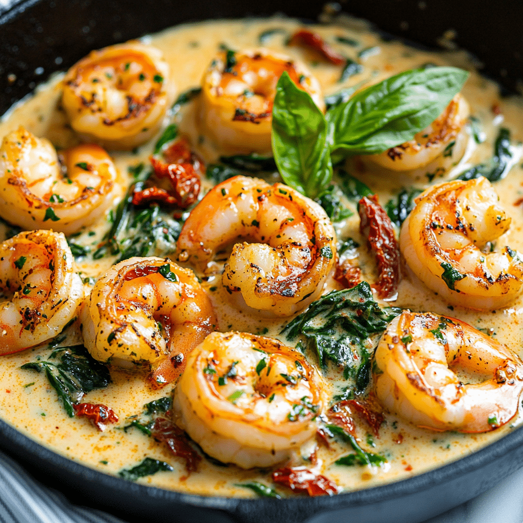 Creamy Tuscan Shrimp Recipe