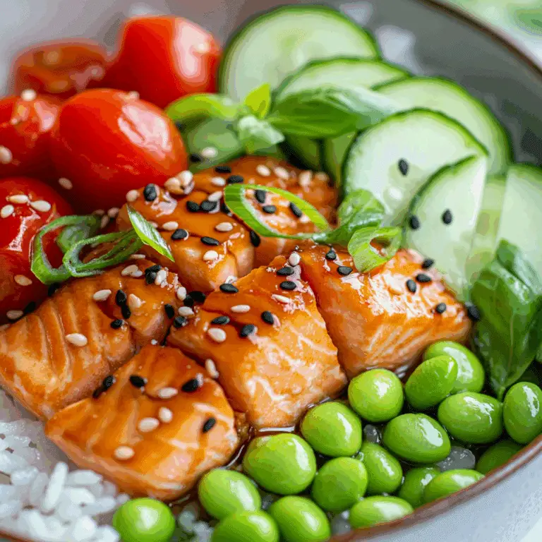 Mediterranean Salmon Bowl Recipe