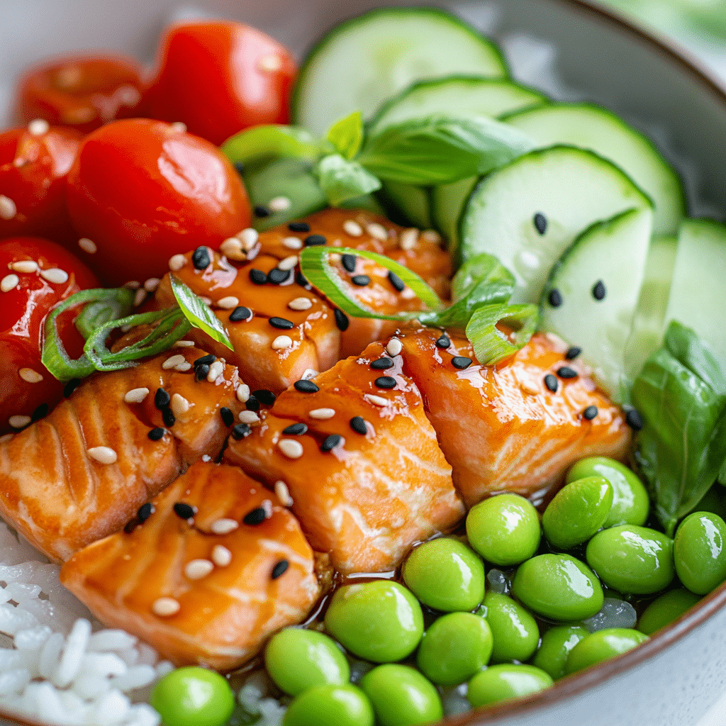Mediterranean Salmon Bowl Recipe