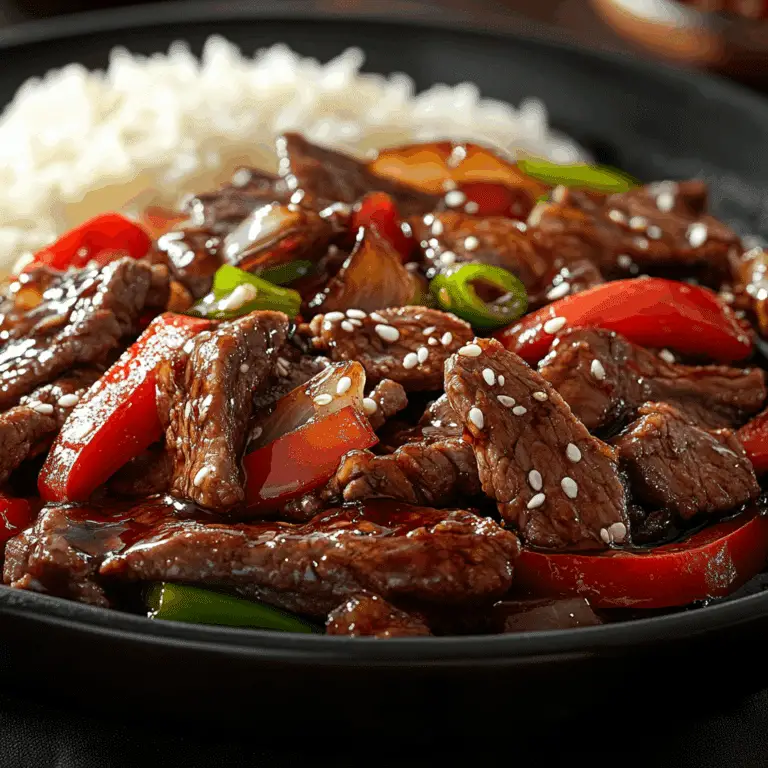 Irresistible Easy Chinese Pepper Steak Recipe in 30 Minutes