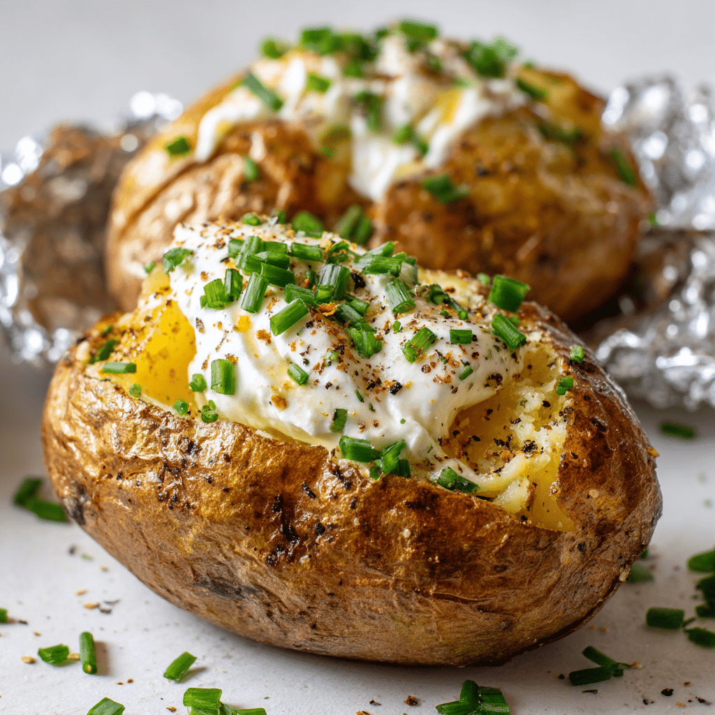 Flavorful Oven Baked Potatoes in Foil Recipe