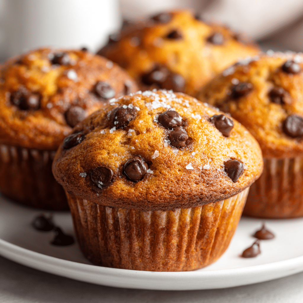 Moist Banana Chocolate Chip Muffins Recipe