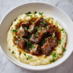 Quick Crock Pot Garlic Butter Steak Bites Recipe