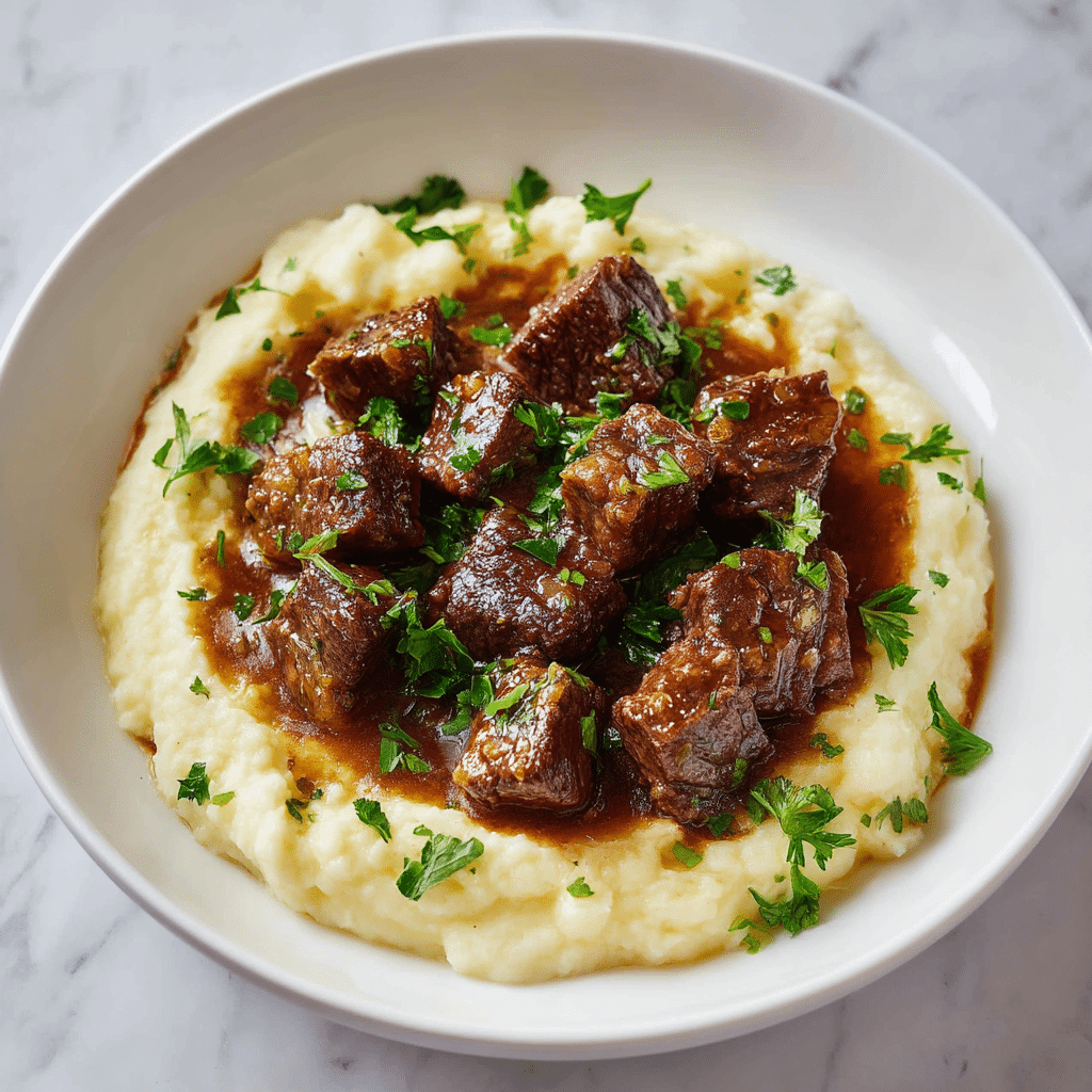 Quick Crock Pot Garlic Butter Steak Bites Recipe