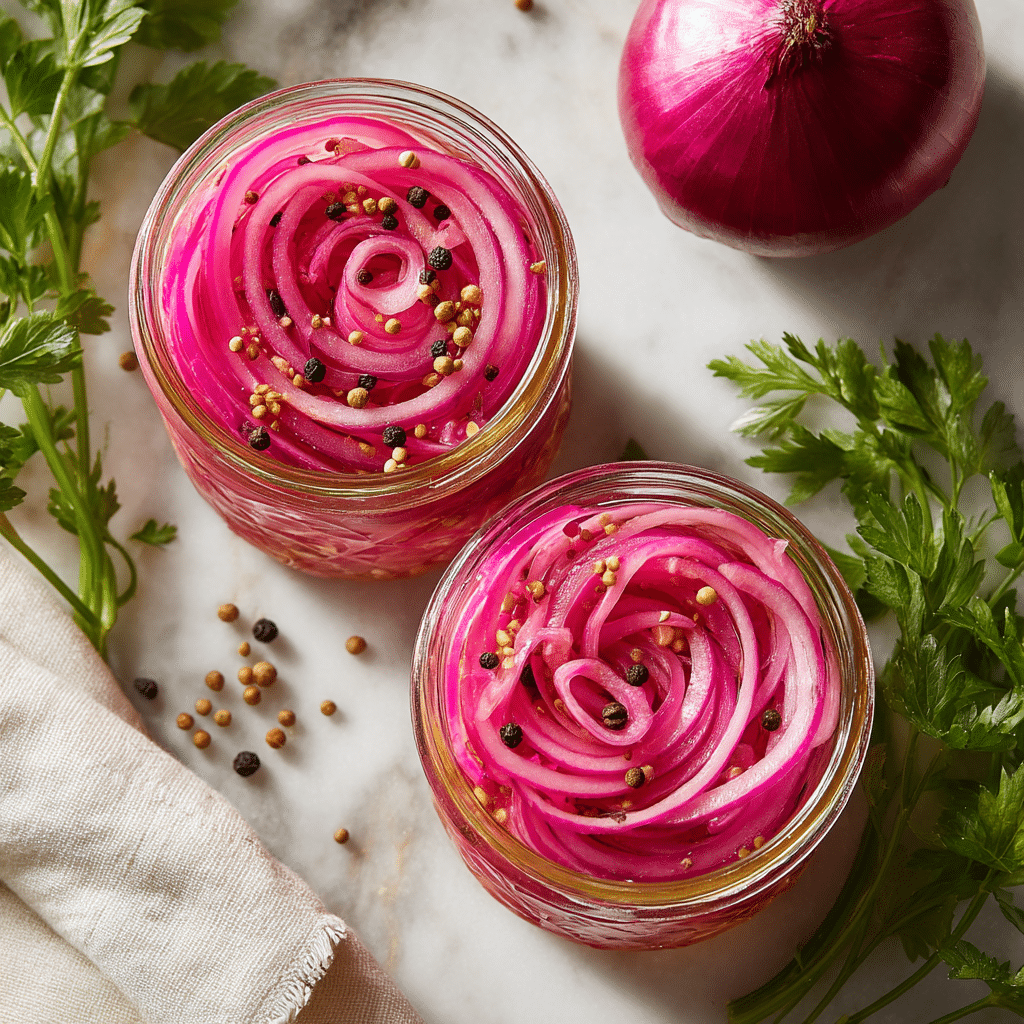 Easy Pickled Red Onions Recipe
