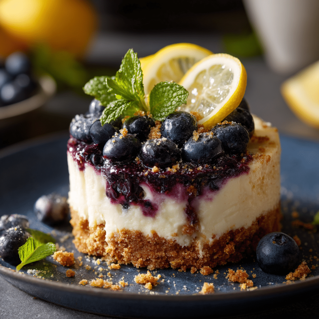 Lemon Blueberry Mousse Cake Recipe